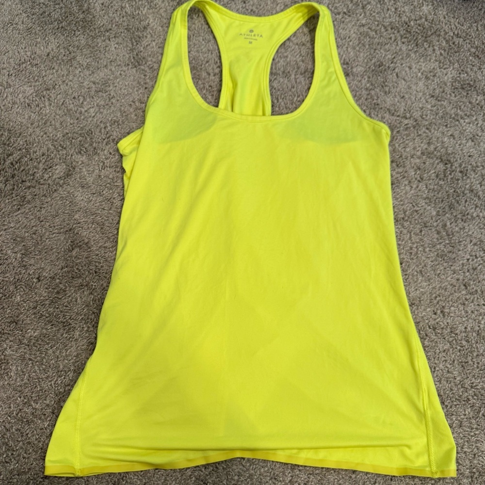 Athleta medium Women's Yellow Tank Top